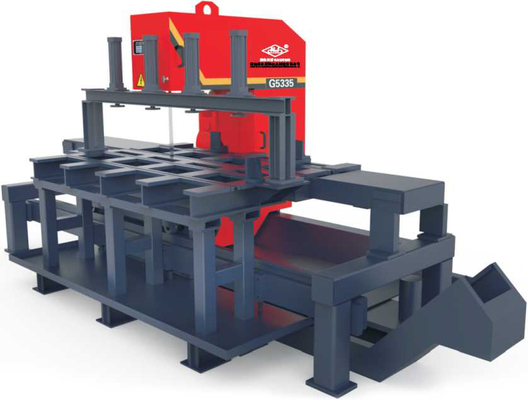 machine de scie de bande de 4kw 105m/Min Automatic Vertical Metal Cutting