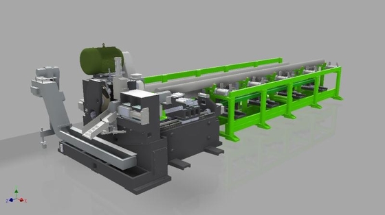 7.5kw électrique 150r/Min Automatic Circular Saw Machine avec le conducteur de barre