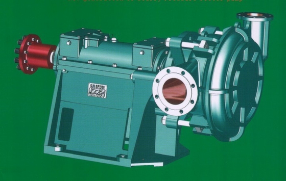 pompe de transfert de la boue 2950rpm, pompe résistante X50ZBYL-250 de filtre-presse de rouille