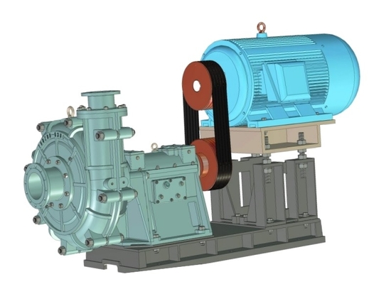 Pompe hydraulique obstruante non 200ZBQ-400 de boue de la boue 55kw