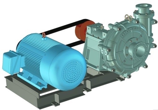 Abrasion électrique de pompe de boue de boue d'eaux d'égout de 37kw 576.0m3/h basse